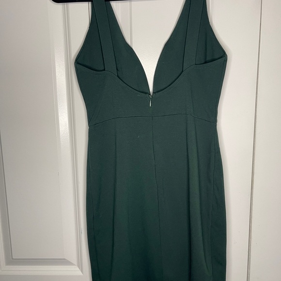 Lulus Emerald Green Size Medium Perfect Pick Bodycon Mini Dress Dance Wire - Picture 9 of 10